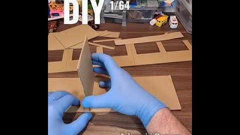 How to build Race Track Pit Lane Garages 1:64 #shorts