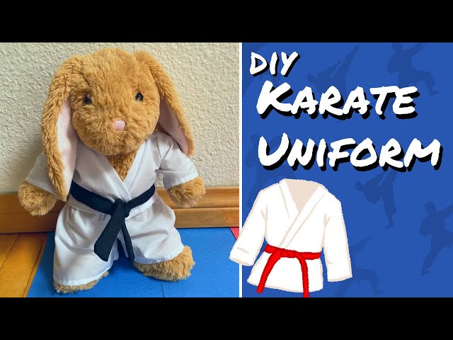 Karate Uniform For A Stuffed Animal