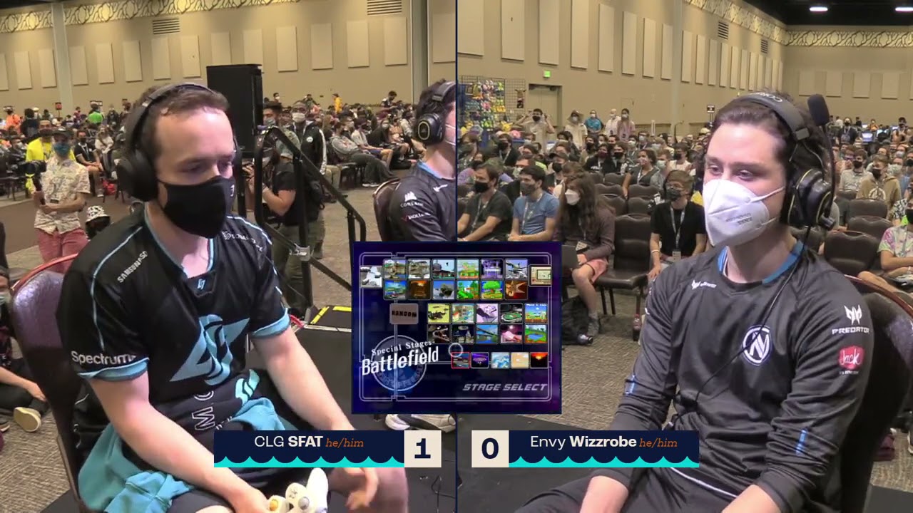 Envy Wizzrobe vs CLG SFAT - Singles Bracket Melee: Round of 24 - Riptide | Falcon vs Fox