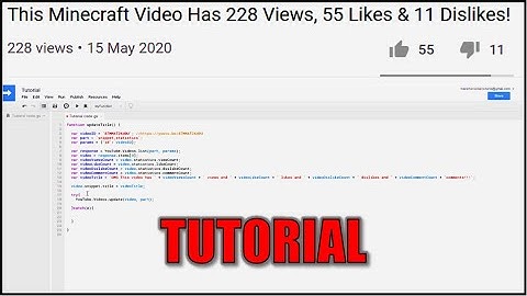 How To Automatically Display Views (27431) & Likes (1877) In Video Title!