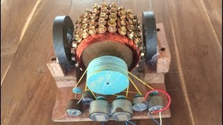 Experiment screw motor VS 6 DC motors , Energy generator 2017
