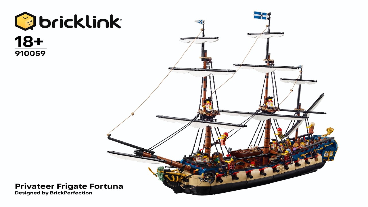 Privateer Frigate Fortuna LEGO instructions
