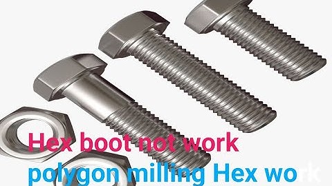 Cnc Milling 2D Program | Hexagon Milling With Micro Program |polygon milling Hex work #cncmachine 🔩🔥