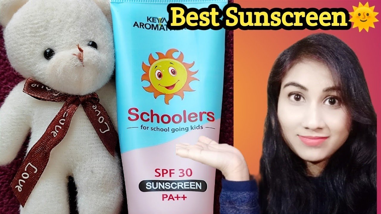 Best Sunscreen For Kid's ||For Healthy,Glowing,Tan Free Skin ||Schoolers kids Sunscreen🌞||SKYLIGHT||