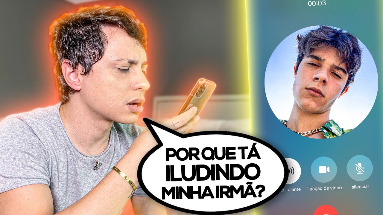 LIGUEI PRO CRUSH DA MINHA IRMÃ E ELE ATENDEU!