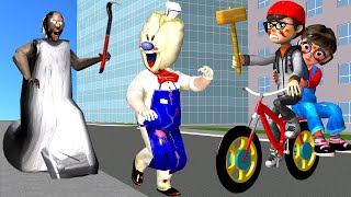 Scary Teacher 3D - Nick Love Tani with Ice Scream 4 Troll Granny Car Racing - Funny Game Compilation
