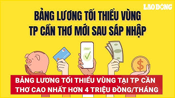 Bảng lương tối thiểu vùng tại TP Cần Thơ cao nhất hơn 4 triệu đồng/tháng | Báo Lao Động