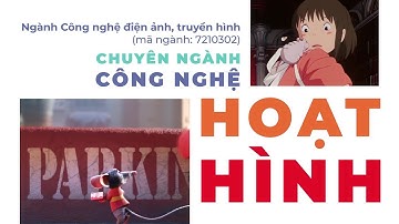 [VLU] GIỚI THIỆU NGÀNH CÔNG NGHỆ ĐIỆN ẢNH - TRUYỀN HÌNH (CHUYÊN NGÀNH CÔNG NGHỆ HOẠT HÌNH)