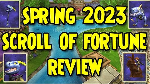 Wizard101: 🌸🌼🌹SPRING 2023 SCROLL OF FORTUNE Review🌸🌼🌹
