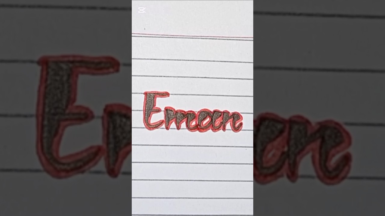 Eman name calligraphy 💖✨ 