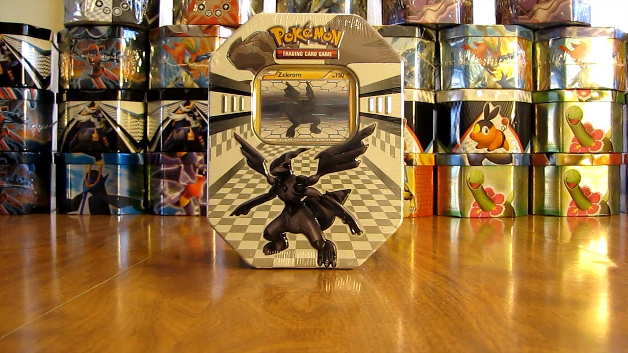 30 Pokemon Tin Opening: Zekrom EX 