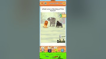 Braindom 2 level 199 which one is the king of forest? walkthrough solution