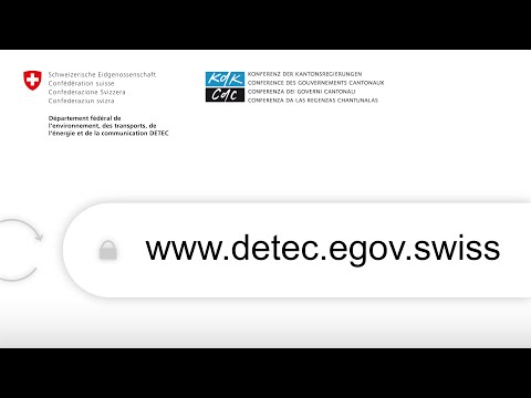 Portail eGovernment DETEC