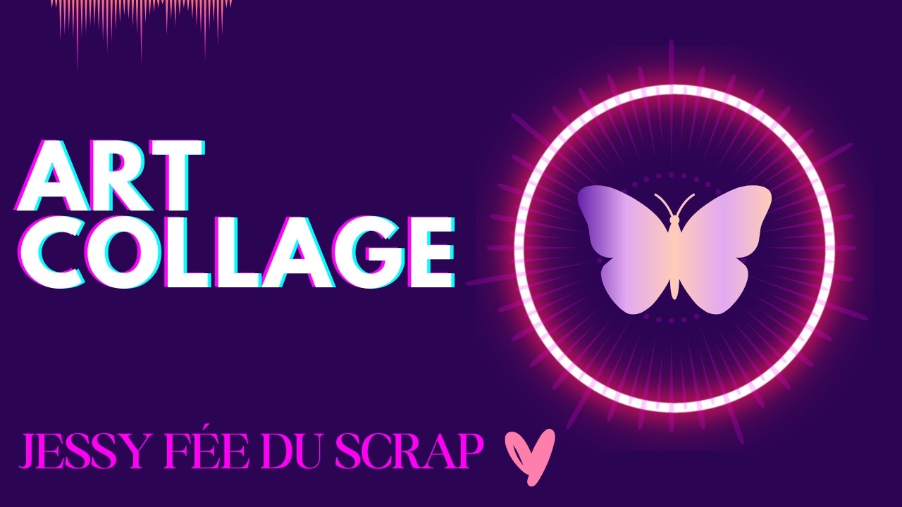 ART COLLAGE, UN PETIT TOUR AU PAYS DES ELFES DES BOIS. #artcollage #scrapbooking 