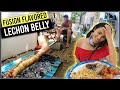 COOKING BEST LECHON BELLY - Philippines Province Life & Fish Cage Business!?