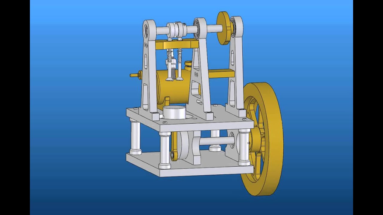 Otto motor animation YouTube