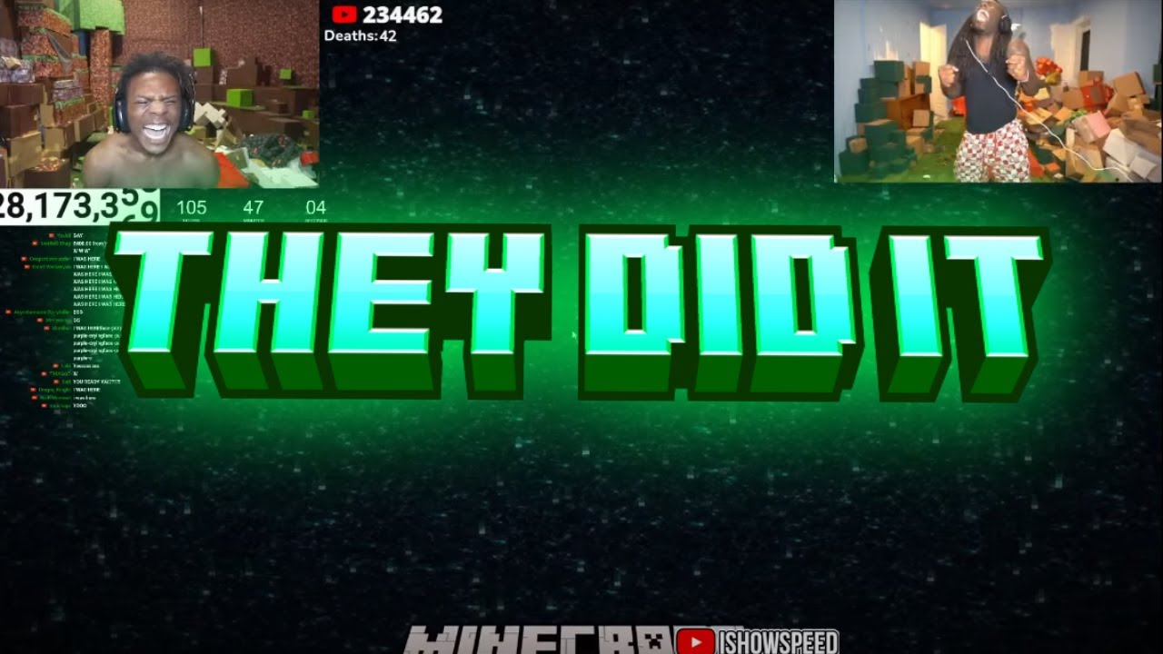 Kai Cenat and IShowSpeed beat Minecraft - YouTube