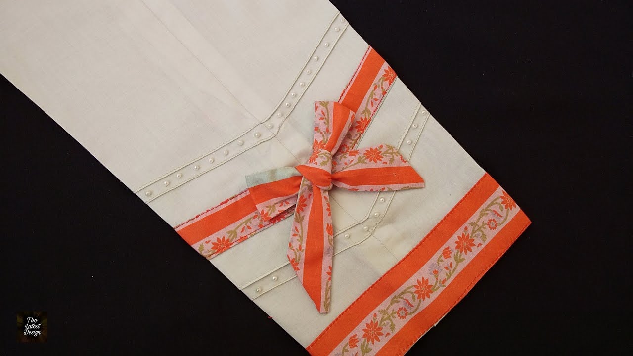 beautiful trouser design with tie 