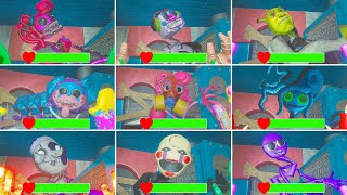 Poppy Playtime: Chapters 2 | All BOSSES Deaths With HEALTHBARS Behind The Camera! #9