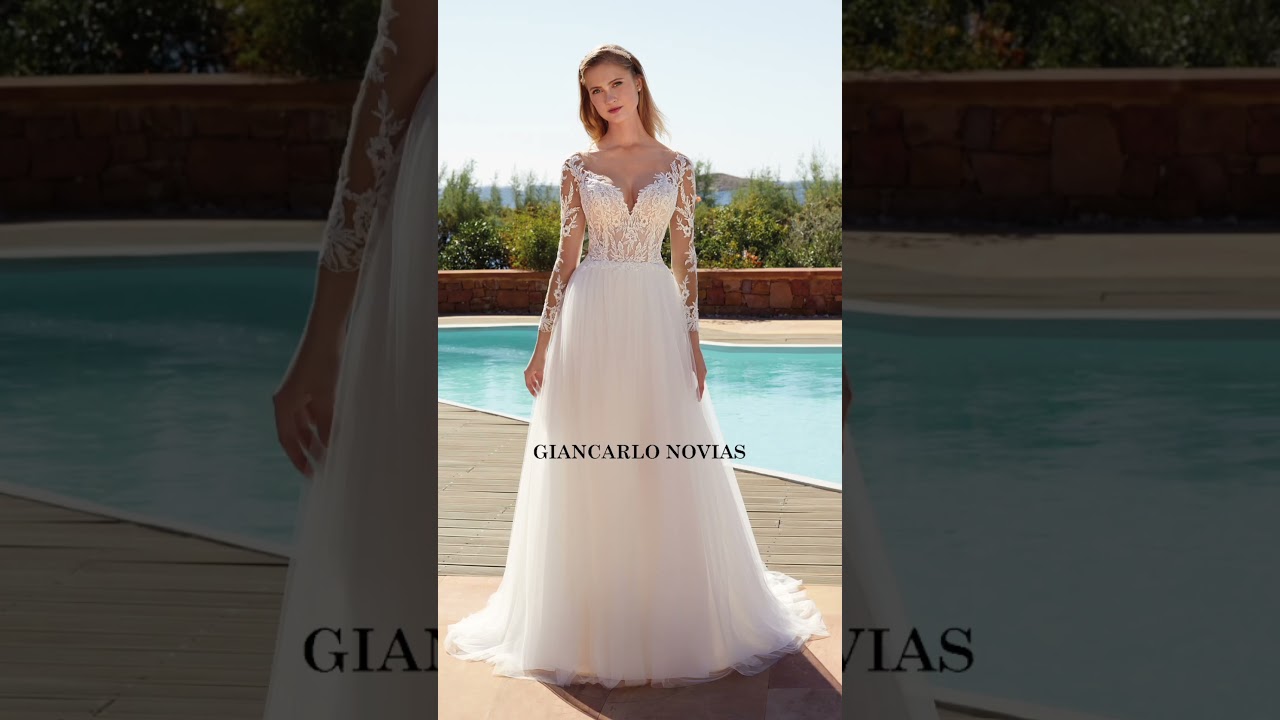 Vestido de novia sencillo ideal para boda civil | Giancarlo Novias Parla (Madrid)