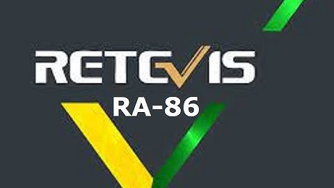 Retevis RA86 Programing Repeater Channels