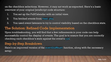 Mastering Show and Hide Events in FullCalendar v5