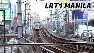 LRT1 MANILA | Riding the FIRST LIGHT RAIL TRANSIT SYSTEM in SOUTHEAST ASIA
