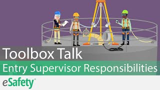 2 Minute Toolbox Talk: Confined Space Entry  Entry Supervisor Responsibilities