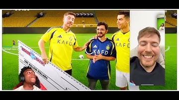 iShowSpeed & Mr Beast React to Beat Ronaldo 😱! $10,000,000  Win