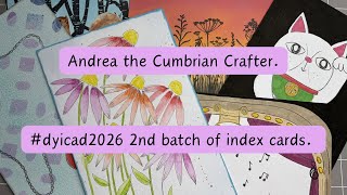 #dyicad2026 2nd batch of index cards.