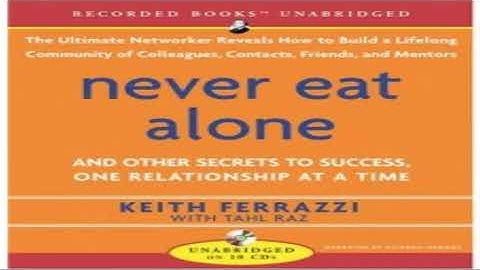 Keith Ferrazzi Never Eat Alone CD 09