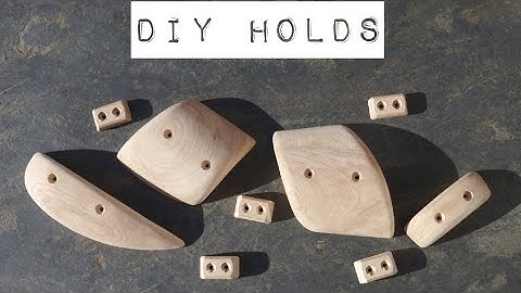 How To Make Beautiful Climbing Holds With Just One Tool + Optional Dangerous Hack!