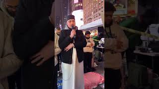 Live Taraweeh in Times Square USA 🇺🇸