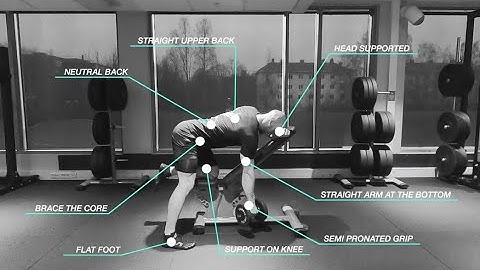 One Arm Supported Semi Pronated Dumbbell Row