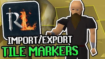How to Import and Export Tile Markers in Runelite (OSRS)