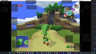Legend of Zelda: Wind Waker + Eye Tracking (Gamecube on Dolphin Emulator)