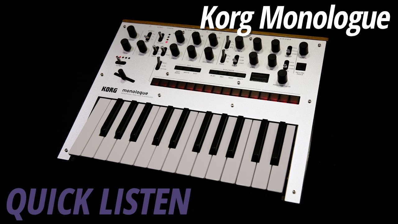 Korg Monologue Monophonic Analog Synthesizer (Blue) MONOLOGUEBL