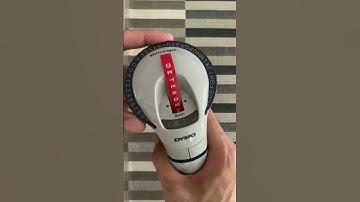 Hoe de Dymo labelmaker te gebruiken #label