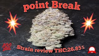 Point Break Strain review THC:26.85%