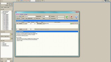 DS Data Acquisition Software-Configure Settings