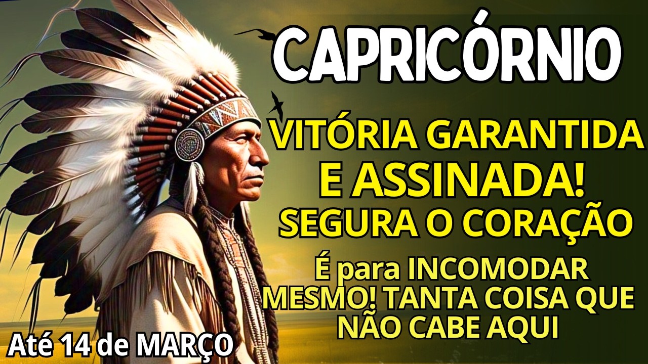 CAPRICÓRNIO ♑VITÓRIA GARANTIDA E ASSINADA😱 SEGURA O CORAÇÃO! ESTÁ CHEGANDO 🍀 NOTÍCIAS DO PASSADO