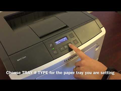 How to Set Your Lexmark MS410d / MS410dn Printer to Print on Labels