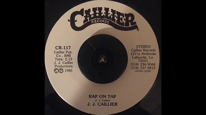 J.J.  Caillier  Rap On Tap / Bust The Pusher Man (1980s Electro Rap) FULL SINGLE