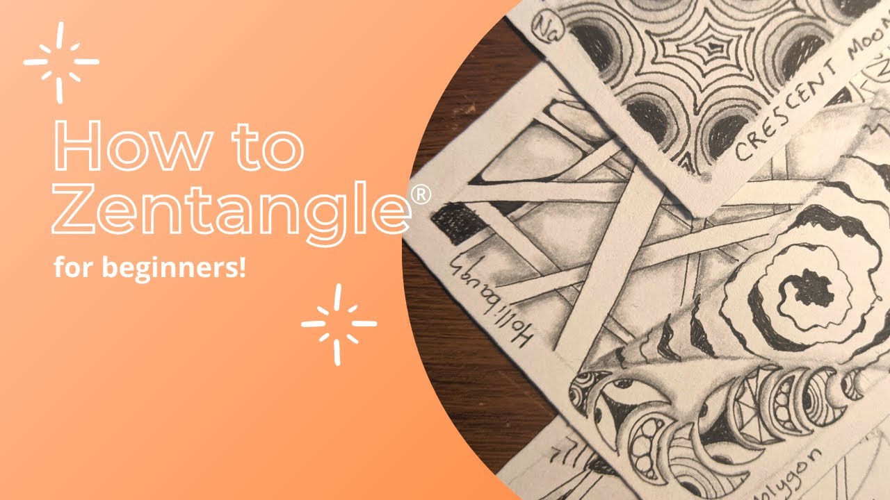 How to Zentangle for Beginners - An introduction in mindful doodling ...