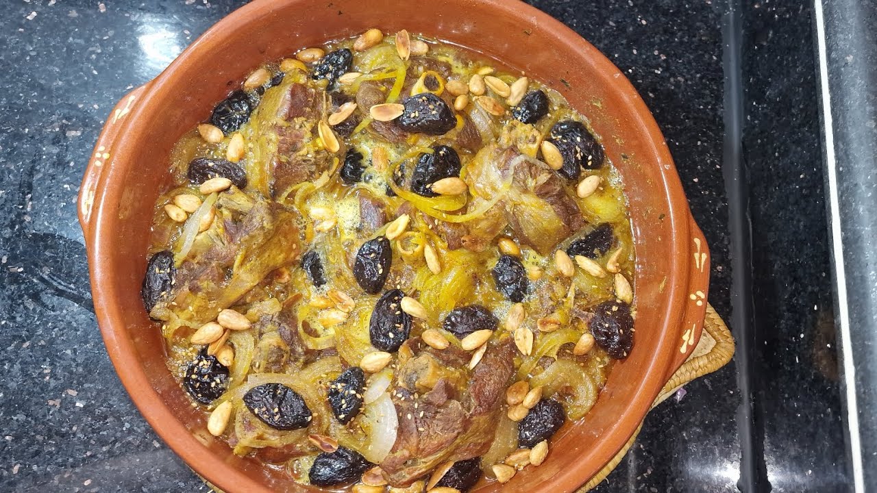 أحسن طاجين معسل أو هماوي باللحم والبرقوق كنتمنى تجربوه 🙏👍