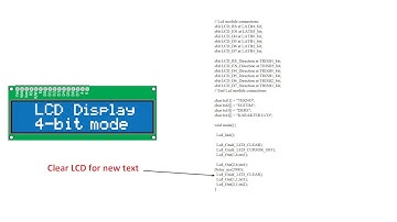 PIC PROGRAMMING WITH MIKROC COURSE-2 CHARACTER LCD USAGE