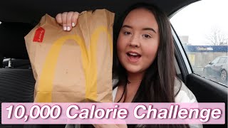 10,000 CALORIE CHALLENGE | EPIC CHEAT DAY | GIRL VS FOOD