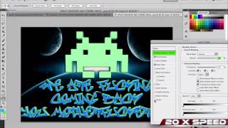 Speed art Space Invaders screenshot 4