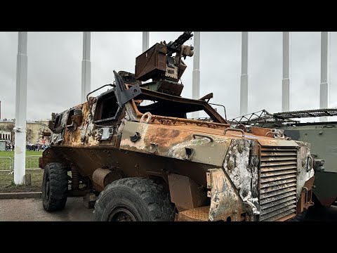 Выставка трофейной техники, с «Украинского фронта» в Санкт-Петербурге