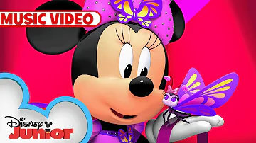 Just Like a Butterfly 🦋 | Music Video | Minnie's Bow-Toons: Camp Minnie 🏕🎀 | @disneyjunior​